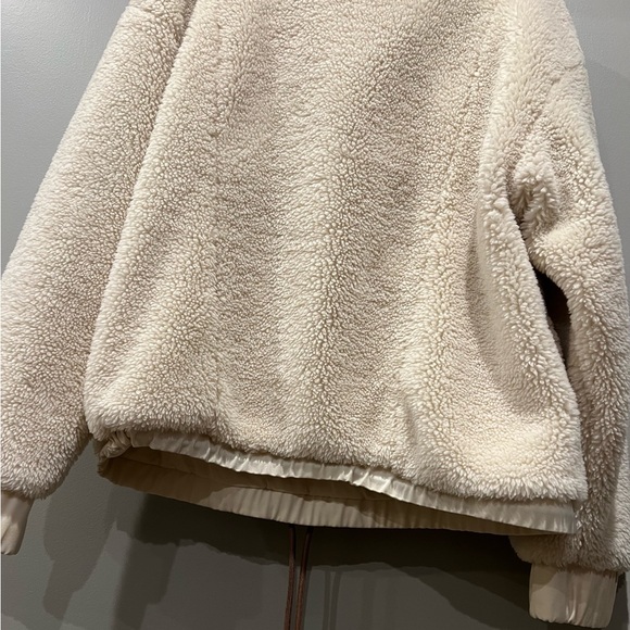 Women’s Varley Pull Over Half Zip Sherpa Appleton Fleece Cinch Waist Size L - Picture 14 of 14